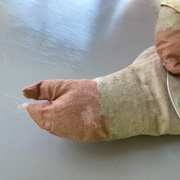 CHRISTMAS PIG CHEF 1999 23" Handpainted Paper Mache  Stuffed Display Doll RARE - Picture 5 of 11